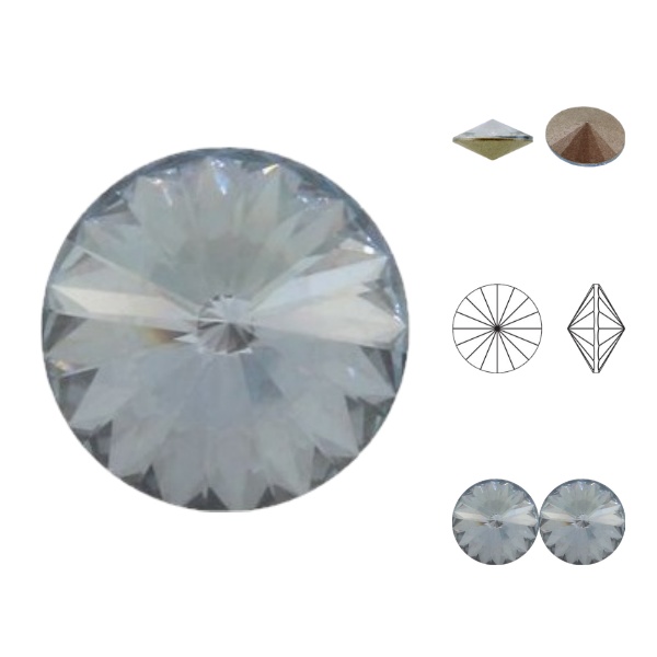 Swarovski Rivoli - Crystal Blue Shade